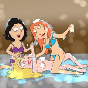 Rating: Explicit Score: 0 Tags: 3girls american_dad artist_request bonnie_swanson breasts color crossover family_guy female female_only francine_smith human lois_griffin milf multiple_females multiple_girls rule34 semi-canon shower soap soapy_breasts straddling untied_bikini yuri User: bunchy7s