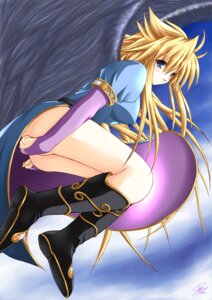 Rating: Questionable Score: 0 Tags: ass black_wings blonde_hair blue_eyes blush boots breath_of_fire breath_of_fire_ii clothing dress female fingernails flying legs long_fingernails long_hair long_nails nail nails nina_(breath_of_fire_ii) nipples no_panties rule34 side_slit solo thighs wings User: bunchy7s