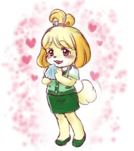 Rating: Safe Score: 0 Tags: accessory animal_crossing anthro black_nose blonde_hair blush bottomwear canid canine canis clothed clothed_anthro clothed_female clothing domestic_dog dress e621 female female_anthro footwear fur hair hair_accessory heart_symbol holding_object isabelle_(animal_crossing) mammal nintendo pencil_skirt seashell shell shih_tzu short_hair skirt smile solo tail tail_motion tailwag teron_sasaki toy_dog uniform white_body white_fur yellow_body yellow_fur User: bunchy7s