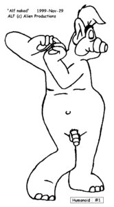 Rating: Explicit Score: 0 Tags: 1990s 1999 20th_century alf alien eyes_closed flaccid male monochrome no_humans nude penis rule34 solo solo_male standing User: bunchy7s