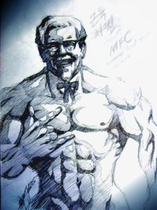 Rating: Explicit Score: 0 Tags: abs black_and_white colonel_sanders human kfc male male_only mascot monochrome muscular muscular_male rule34 User: bunchy7s Rating: Explicit Score: 0 Tags: abs black_and_white colonel_sanders human kfc male male_only mascot monochrome muscular muscular_male rule34 User: bunchy7s