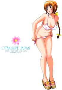 Rating: Questionable Score: 0 Tags: bent_over bikini braid breasts cleavage dead_or_alive female female_only human human_only kasumi_(doa) legs lips orange_hair rule34 sandals senke_kagero senke_kagerou solo swimsuit undressing User: bunchy7s