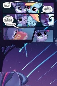 Rating: Safe Score: 0 Tags: 2012 2:3 blue_body blue_fur book comic dialogue e621 english_text equid equine female friendship_is_magic fur group hair hasbro horn horse mammal meteor_shower multicolored_hair my_little_pony mythological_creature mythological_equine mythology night pony purple_hair rainbow_dash_(mlp) rainbow_hair rarity_(mlp) smile text theinexplicablebrony twilight_sparkle_(mlp) two_tone_hair unicorn white_body white_fur User: bunchy7s