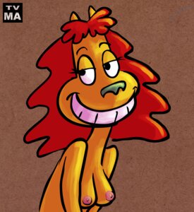 Rating: Questionable Score: 0 Tags: 2010 anthro breasts clothed clothing derp_eyes domestic_cat dr._hutchison e621 felid feline felis female mammal nickelodeon nipples rocko's_modern_life simple_background solo topless tvma User: bunchy7s