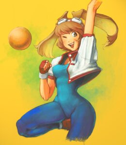 Rating: Safe Score: 0 Tags: animal_humanoid arina_makihara breasts brown_hair clothed clothing e621 eyewear eyewear_on_head female fist footwear goggles goggles_on_head hair humanoid lagomorph leporid mammal one_eye_closed open_mouth rabbit red_clothing red_footwear red_shoes shoes simple_background smile solo sunsoft teeth tongue unknown_artist waku_waku_7 wink yellow_background User: bunchy7s