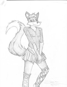 Rating: Safe Score: 0 Tags: anthro blush bottomwear canid canine clothed clothing cross crossdressing e621 femboy footwear fox gloves handwear legwear male mammal monochrome paws simple_background skirt smile socks solo tail white_background zeeka User: bunchy7s