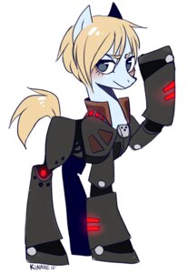 Rating: Safe Score: 0 Tags: alternate_species armor blonde_hair blue_eyes crossover disney e621 equid equine female feral hair hasbro horse kunaike mammal my_little_pony ponification pony quadruped sergeant_calhoun sharpasakunaike solo tail wreck-it_ralph User: bunchy7s