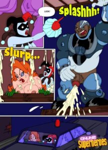 Rating: Explicit Score: 0 Tags: 1boy 2girls batman_(series) big_breasts breasts comic cum cyborg_(dc) dark-skinned_male dark_skin dc dc_comics dialogue ejaculation female harley_quinn harley_quinn_(classic) huge_breasts large_breasts male nipples online_superheroes penis poison_ivy rule34 speech_bubble teen_titans unknown_artist User: bunchy7s Rating: Explicit Score: 0 Tags: 1boy 2girls batman_(series) big_breasts breasts comic cum cyborg_(dc) dark-skinned_male dark_skin dc dc_comics dialogue ejaculation female harley_quinn harley_quinn_(classic) huge_breasts large_breasts male nipples online_superheroes penis poison_ivy rule34 speech_bubble teen_titans unknown_artist User: bunchy7s