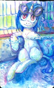 Rating: Safe Score: 0 Tags: buttercup_saiyan e621 equid equine female feral friendship_is_magic front_view full-length_portrait hasbro hi_res horn looking_at_viewer mammal my_little_pony mythological_creature mythological_equine mythology painting_(artwork) partially_submerged portrait quadruped sitting solo swimming_pool tail three-quarter_view traditional_media_(artwork) traditional_painting_(artwork) traditional_watercolor_(artwork) unicorn vinyl_scratch_(mlp) water watercolor_(artwork) wet User: bunchy7s