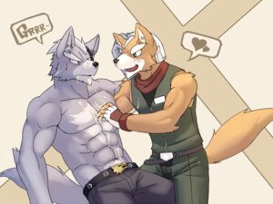 Rating: Questionable Score: 0 Tags: 4:3 abs anthro athletic barazoku belt biceps black_nose blush bodily_fluids bottomwear brown_body brown_fur canid canine canis clothed clothing color cum_on_upper_body duo e621 fox fox_mccloud fur furry furry_only gay gloves grey_body grey_fur grin hair handwear head_grab heart_symbol interspecies kerchief male male/male male_only mammal multiple_males muscular nintendo no_humans open_mouth pants pecs rule34 saliva shirt smile speech_bubble standing star_fox t.rosshi tongue topless topwear tsukigata_rossi vest white_body white_fur white_hair wolf wolf_o'donnell wolf_o'donnell yaoi User: bunchy7s