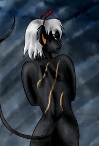 Rating: Questionable Score: 0 Tags: antennae_(anatomy) anthro biker_mice_from_mars black_body black_fur butt digital_media_(artwork) digital_painting_(artwork) e621 female fur hair house_mouse mammal mayapatch mouse murid murine nude painting_(artwork) presenting presenting_hindquarters rear_view rodent scar solo tail thin_tail white_hair User: bunchy7s
