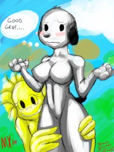 Rating: Explicit Score: 0 Tags: 2009 female monkeyxflash peanuts rule34 rule_63 snoopy woodstock User: bunchy7s