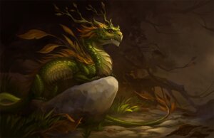 Rating: Safe Score: 0 Tags: 2012 3_toes ambiguous_gender antlers asian_mythology autumn black_claws brown_body brown_fur brown_theme claws countershade_face countershade_torso countershading detailed_background dragon e621 east_asian_mythology eastern_dragon elemental_creature feet feral flora_fauna forest fur grass green_body green_scales horn leaf looking_at_viewer mane mythological_creature mythological_scalie mythology orange_eyes orange_mane outside plant plant_antlers quadruped rock sandara scales scalie solo tail tan_body tan_countershading tan_scales teeth toe_claws toes tree ventral_scales wood User: bunchy7s