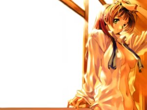 Rating: Explicit Score: 0 Tags: breasts female long_hair no_panties open_clothes open_shirt rule34 shirt uniform wallpaper User: bunchy7s