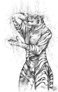 Rating: Explicit Score: 0 Tags: 2010 animal_genitalia anthro balls bathing biped blotch e621 eyes_closed felid fully_sheathed genitals hand_behind_head hi_res male mammal monochrome nude pantherine pawpads paws scratches_volume_4 sheath showering simple_background sketch solo standing stripes tail tiger traditional_media_(artwork) water waterfall whiskers white_background User: bunchy7s