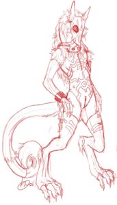 Rating: Safe Score: 0 Tags: anthro bdsm bodysuit chain claws clothing collar e621 female mammal mask monochrome red_and_white science_fiction sergal sketch skinsuit slave solo submissive submissive_female tail tight_clothing unknown_artist zipper User: bunchy7s