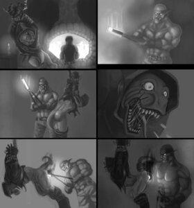 Rating: Explicit Score: 0 Tags: abs anal anal_penetration anthro argonian arms_above_head bent_over bodily_fluids bottomless bound branding_iron burn_fetish burning butt_on_fire candle clothed clothing comic digital_media_(artwork) duo e621 eyes_closed fangs fire front_view gloves gore_focus greyscale hands_behind_back handwear hat headgear headwear hot_iron humanoid male microsoft monochrome murskahammas muscular mutilation open_mouth orc pain pecs penetration raised_tail rear_view reptile rope saliva scalie screaming sex side_view standing tail tail_grab teeth the_elder_scrolls tongue topless torn_clothing torture violence User: bunchy7s