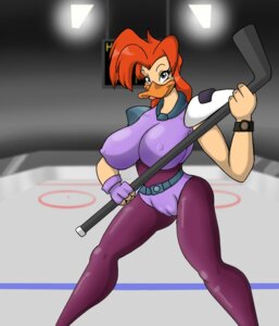 Rating: Questionable Score: 0 Tags: anthro avian beak big_breasts biped bird breasts camel_toe clothed clothing digital_media_(artwork) disney e621 female fully_clothed hair hi_res hockey hockey_stick ice_rink looking_at_viewer lordstevie mallory_mcmallard mighty_ducks nipple_outline non-mammal_breasts orange_hair smile solo sport tight_clothing wide_hipped_female wide_hips widow's_peak User: bunchy7s