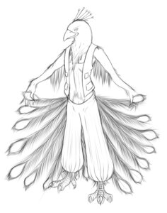 Rating: Safe Score: 0 Tags: anthro avian beak biped bird black_and_white clothing e621 feathers feet ferkahhan galliform looking_at_viewer male monochrome peacock_feather peafowl phasianid solo standing talons toes topwear vest User: bunchy7s Rating: Safe Score: 0 Tags: anthro avian beak biped bird black_and_white clothing e621 feathers feet ferkahhan galliform looking_at_viewer male monochrome peacock_feather peafowl phasianid solo standing talons toes topwear vest User: bunchy7s