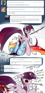 Rating: Questionable Score: 0 Tags: askscissortwilight blood blue_body blue_feathers blue_fur bodily_fluids duo e621 english_text equid equine feathered_wings feathers female feral friendship_is_magic fur gore hair hasbro hi_res iopichio mammal multicolored_hair my_little_pony mythological_creature mythological_equine mythology pegasus profanity purple_body purple_fur purple_hair rainbow_dash_(mlp) scissor_twilight text twilight_sparkle_(mlp) two_tone_hair wings User: bunchy7s Rating: Questionable Score: 0 Tags: askscissortwilight blood blue_body blue_feathers blue_fur bodily_fluids duo e621 english_text equid equine feathered_wings feathers female feral friendship_is_magic fur gore hair hasbro hi_res iopichio mammal multicolored_hair my_little_pony mythological_creature mythological_equine mythology pegasus profanity purple_body purple_fur purple_hair rainbow_dash_(mlp) scissor_twilight text twilight_sparkle_(mlp) two_tone_hair wings User: bunchy7s