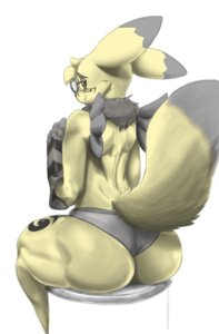 Rating: Questionable Score: 0 Tags: anthro bandai_namco canid canine deskai digimon digimon_(species) e621 female fur hi_res mammal pachi-o pose renamon solo tail vaelis white_body white_fur yellow_body yellow_fur User: bunchy7s
