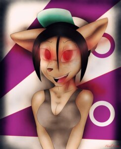 Rating: Safe Score: 0 Tags: absurd_res anthro breasts cleavage clothed clothing digital_media_(artwork) e621 female hi_res howl_echoes mammal red_eyes smoke solo unknown_species User: bunchy7s