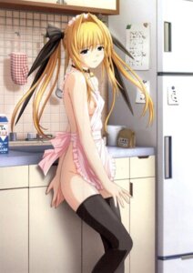 Rating: Explicit Score: 0 Tags: 1girls apron black_thighhighs blonde_hair blush breasts choker female hadaka_apron hair_ribbon jpeg_artifacts katori_rea kitchen long_hair looking_at_viewer naked_apron nekonyan nipple_slip nipples parfait_chocolat_second_brew phonecard ribbon rule34 scan scan_artifacts small_breasts solo standing thighhighs twintails User: bunchy7s