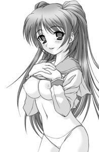Rating: Questionable Score: 0 Tags: 1girls breasts clothing female kousaka_tamaki large_breasts monochrome panties pointy_chin rule34 school_uniform serafuku solo to_heart_(series) to_heart_2 User: bunchy7s