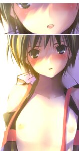 Rating: Explicit Score: 0 Tags: blush breasts face female flat_chest human idolmaster kikuchi_makoto nipples no_bra rule34 taira_tsukune tairatsu_kune undressing User: bunchy7s