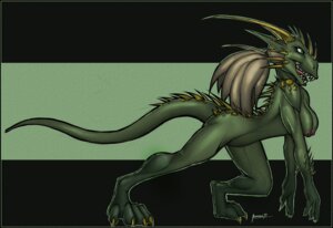 Rating: Questionable Score: 0 Tags: 2014 4_toes abstract_background all_fours anthro anthrofied biped breasts butt claws crossgender e621 feet female green_body green_eyes green_skin hair happy krinkels long_hair nipple_piercing nipples non-mammal_breasts non-mammal_nipples nude piercing ponytail reptile scalie scp-682 scp_containment_breach scp_foundation sharp_teeth side_view simple_background smile solo spikes spines teeth toe_claws toes tongue unknown_species User: bunchy7s