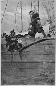 Rating: Safe Score: 0 Tags: absurd_res ancient_art biped blindfold board bound canvas clothed clothing e621 greyscale group gun hat headgear headwear hi_res howard_pyle human male mammal mast monochrome not_furry pirate ranged_weapon rigging sail screentone ship standing traditional_media_(artwork) vehicle walking_the_plank water watercraft weapon User: bunchy7s