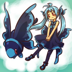Rating: Safe Score: 0 Tags: 1:1 alternate_species antenna_hair aquatic black_clothing black_dress blue_hair clothing cosplay dress duo e621 female feral fish generation_4_pokemon hair hitec human humanized legwear lumineon mammal nintendo pantyhose pigtails pokemon pokemon_(species) red_eyes sleeveless_clothing User: bunchy7s