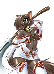 Rating: Safe Score: 0 Tags: anthro bell chochi clothed clothing collar digital_media_(artwork) domestic_cat e621 felid feline felis female glaive holding_object holding_weapon mammal melee_weapon polearm simple_background skimpy solo swordstaff tail weapon white_background User: bunchy7s
