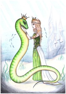 Rating: Safe Score: 0 Tags: absurd_res crown drakeshya duo e621 egle_(mythology) european_mythology eye_contact female feral headgear hi_res human king lithuanian_mythology looking_at_another mammal mythology reptile romantic romantic_couple royalty scalie snake underwater water zaltys zilvinas_(mythology) User: bunchy7s