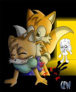 Rating: Explicit Score: 0 Tags: 1boy 2girls anthro background_character closed_eyes color craig_williams_(artist) cream_the_rabbit duo_focus female fox fur furry implied_penetration male multiple_females rabbit rule34 sega sonic_(series) straight tails tails_the_fox teeth text toony video_games User: bunchy7s