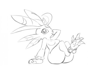 Rating: Questionable Score: 0 Tags: anthro bandai_namco black_and_white breasts claws clothing digimon digimon_(species) digitigrade e621 female gloves handwear lekismon looking_at_viewer monochrome nipples nude solo zinnthos User: bunchy7s
