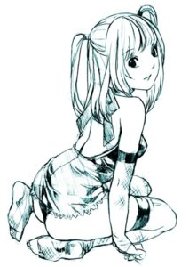 Rating: Explicit Score: 0 Tags: death_note feet female female_only from_behind gothic human kneeling looking_back misa_amane monochrome nekomata_naomi nekomataya panties rule34 sketch solo thighhighs thong tied_hair twintails underwear User: bunchy7s