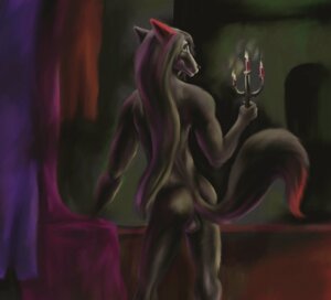 Rating: Explicit Score: 0 Tags: 2009 ajf anthro backsack balls biped black_body black_fur black_hair butt candle canid canine canis e621 faolan fur genitals green_eyes hair male mammal nude solo tail wolf User: bunchy7s