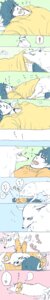 Rating: Safe Score: 0 Tags: absurd_res bad_metadata battle_wolf blue_hair canid canine canis cloth comic digital_media_(artwork) duo e621 feral fur hair heart_symbol hi_res human japanese_text kemono long_image lying male mammal missing_sample tail tall_image terry_cloth text toriko toriko_(series) translation_request unknown_artist wolf User: bunchy7s