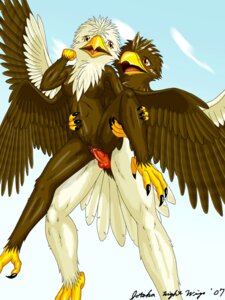 Rating: Explicit Score: 0 Tags: 2007 3:4 accipitrid accipitriform anthro avian bald_eagle beak bird blush bodily_fluids breasts chest_tuft clitoris cum cum_in_vagina cum_inside duo e621 eagle erection feathered_wings feathers female female_penetrated from_behind_position fur genital_fluids genitals golden_eagle jotoka knot male male/female male_penetrating male_penetrating_female non-mammal_breasts nude penetration penile penile_penetration penis penis_in_vagina sea_eagle sex spread_legs spreading true_eagle tuft vaginal vaginal_penetration vulva wings User: bunchy7s