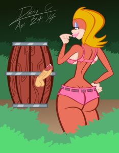 Rating: Explicit Score: 0 Tags: 2014 anthro ape barrel big_breasts big_butt big_penis blonde_hair blu3danny bodily_fluids breasts butt candy_kong clothed clothing cum donkey_kong_(series) duo e621 erection female forest genital_fluids genitals glory_hole hair haplorhine hi_res huge_breasts huge_butt jungle kong lipstick makeup male mammal nintendo outside penis plant primate thick_thighs tree wide_hips User: bunchy7s