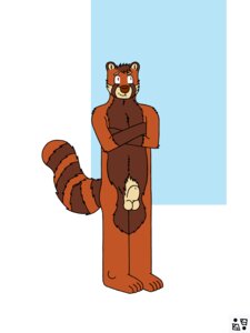 Rating: Explicit Score: 0 Tags: 2013 3:4 4_toes ailurid animal_genitalia anthro balls biped brown_body brown_fur crossed_arms e621 feet fully_sheathed fur genitals grin hi_res male mammal mrfancyfox nude orange_body orange_fur pubes red_panda sheath simple_background smile solo standing toes User: bunchy7s
