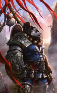 Rating: Safe Score: 0 Tags: anthro armor asian bear belt biped blizzard_entertainment bottle clothing container detailed detailed_background e621 gauntlets gloves handwear male mammal mists_of_pandaria pandaren pandaria siakim solo standing toony warcraft warrior User: bunchy7s