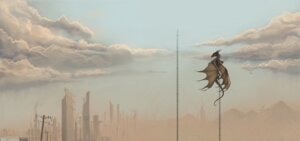 Rating: Safe Score: 0 Tags: 2011 amazing_background ambiguous_gender building cloud desert detailed detailed_background dragon e621 feral horn hypnoticdragon membrane_(anatomy) membranous_wings mythological_creature mythological_scalie mythology outside realistic ruins scalie scenery_porn sky solo tail tower wings User: bunchy7s