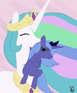 Rating: Safe Score: 0 Tags: 5:6 absurd_res blue_body blue_feathers duo e621 equid equine eyelashes feathered_wings feathers female feral friendship_is_magic hasbro hi_res horn mammal my_little_pony mythological_creature mythological_equine mythology princess_celestia_(mlp) princess_luna_(mlp) quadruped sanguiniuschan sibling_(lore) simple_background sister_(lore) sisters_(lore) size_difference tail toony unicorn winged_unicorn wings young young_feral User: bunchy7s