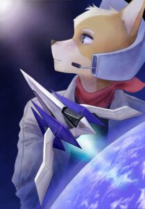Rating: Safe Score: 0 Tags: anthro arwing canid canine clothing e621 electronics fox fox_mccloud headgear headphones headset male mammal microphone nintendo shirt solo space spacecraft star_fox topwear vehicle 浅子 User: bunchy7s