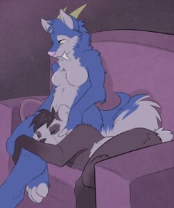 Rating: Questionable Score: 0 Tags: 2010 anthro bear black_hair black_nose blue_body blue_fur blue_tail breasts canid canine canis casual_nudity cuddling demicoeur digital_media_(artwork) duo e621 eyebrows eyes_closed featureless_breasts female fur furniture giant_panda grey_body grey_fur hair head_on_lap horn horza looking_at_another lying lying_on_sofa male mammal nude on_lap on_side on_sofa pink_nose sitting sitting_on_sofa sleeping sofa tail white_body white_fur white_tail wolf yellow_eyes User: bunchy7s