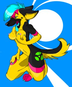 Rating: Explicit Score: 0 Tags: &acirc;&tilde;&cent; ? blue_hair breasts canine colorful crimes digitigrade female fondling german_shepherd hair nipples nude open_mouth panting rule34 solo tongue User: bunchy7s