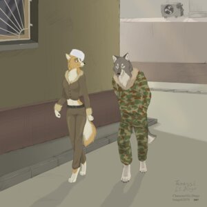 Rating: Safe Score: 0 Tags: 1:1 2007 4_toes anthro barefoot belt black_nose bottomwear camo camo_print canid canine canis city claws clothing duo e621 feet female fur fur_trim_(clothing) grey_body grey_fur hand_in_pocket hands_in_both_pockets hat headgear headwear hi_res koul looking_aside looking_at_another male mammal midriff military outside pants pockets shirt soldier tail tan_body tan_fur toes topwear uniform walking warrior white_body white_fur wolf User: bunchy7s Rating: Safe Score: 0 Tags: 1:1 2007 4_toes anthro barefoot belt black_nose bottomwear camo camo_print canid canine canis city claws clothing duo e621 feet female fur fur_trim_(clothing) grey_body grey_fur hand_in_pocket hands_in_both_pockets hat headgear headwear hi_res koul looking_aside looking_at_another male mammal midriff military outside pants pockets shirt soldier tail tan_body tan_fur toes topwear uniform walking warrior white_body white_fur wolf User: bunchy7s