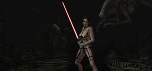 Rating: Questionable Score: 0 Tags: 1girls 3d 3d_(artwork) alien alien_(franchise) blairgolbot breasts crossover female female_focus female_human human human_female lightsaber red_lightsaber rule34 star_wars xenomorph xenomorph_tail User: bunchy7s